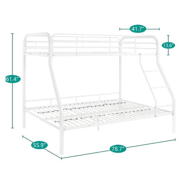 dimension image slide 1 of 3, Hollywood Metal Bunk Bed