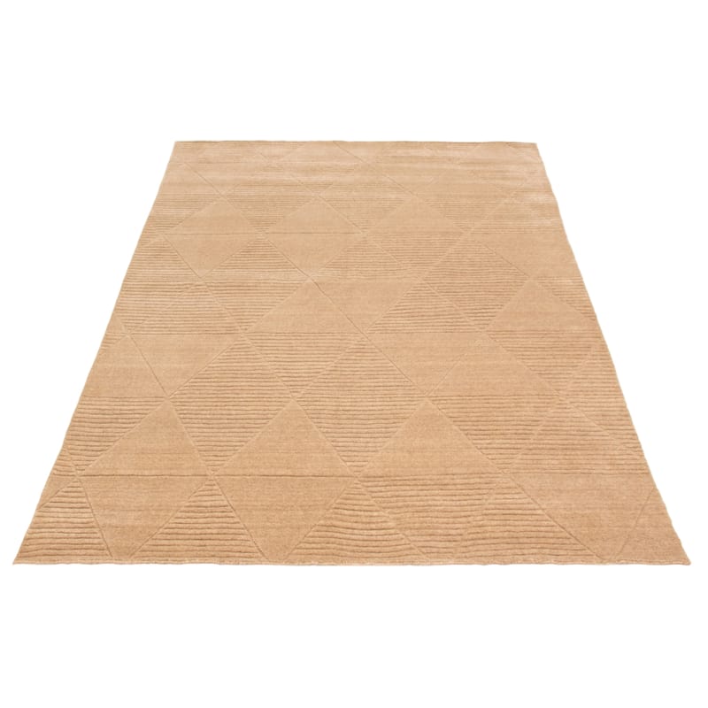 Kashkuli Gabbeh Tan Rug 6'6" x 9'4" - 6'6 x 9'4