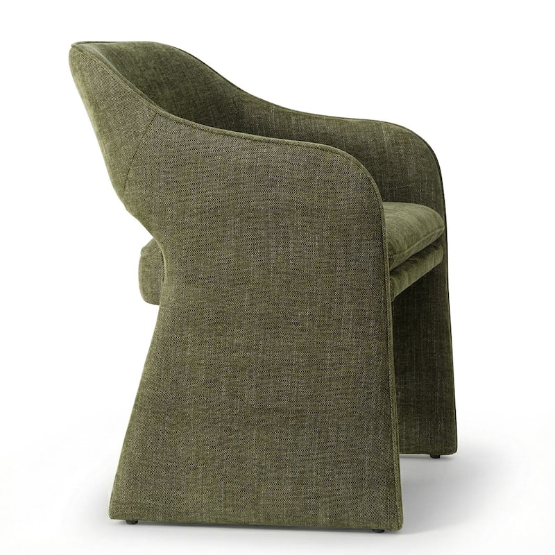 Upholstered Fabric Dining Armchair (Set of 2)