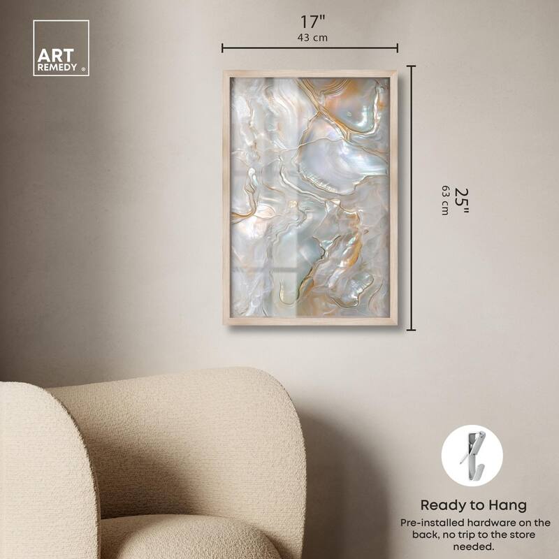 Fluid Preciousness IV Shadowbox by Art Remedy