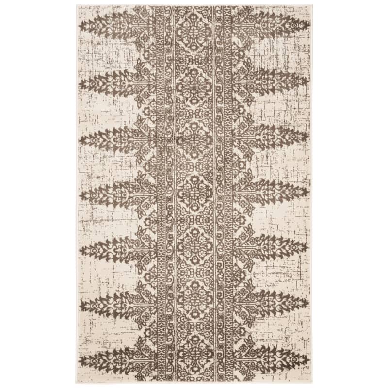 SAFAVIEH Evoke Gelinda Vintage Boho Rug - 4' x 6' - Ivory/Silver