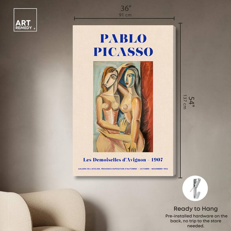 Picasso's Avignon Canvas by Art Remedy, Gallery Wrapped