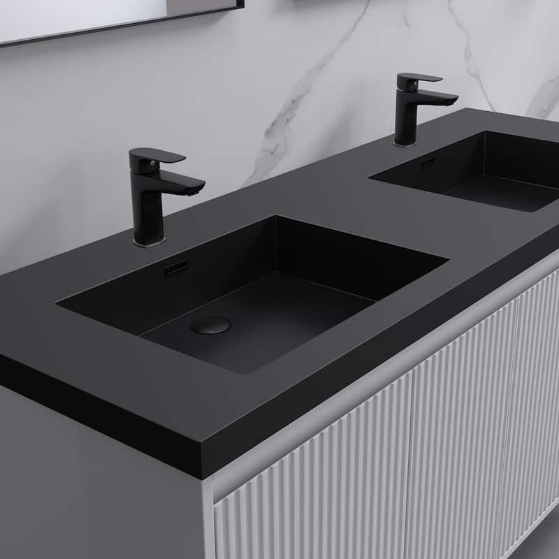 Ripple 60" Bathroom Vanity Kit (Assembly Required)