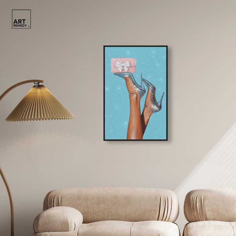 Clutch Purse on Display Canvas by Art Remedy