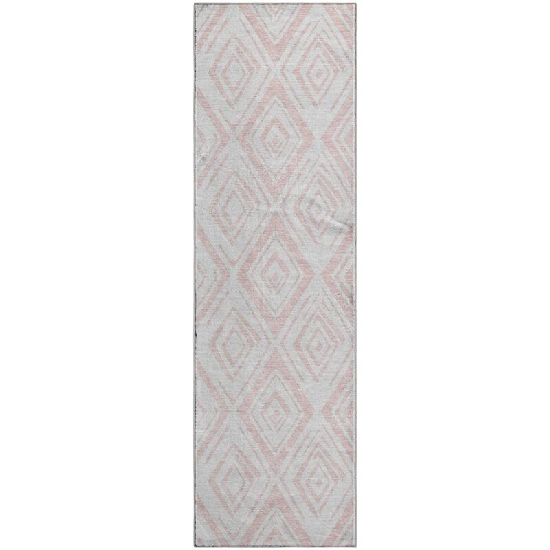 Premium Washable Super Soft Modern Diamond Mayfield Rug