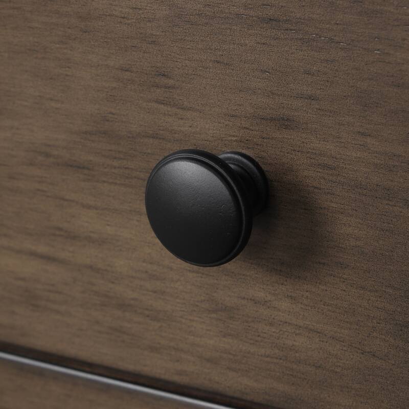 Furniture of America Quinlan Dark Walnut Wood 3-Drawer Nightstand