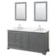 Option Dark Gray, Chrome Trim, Giotto Quartz Top