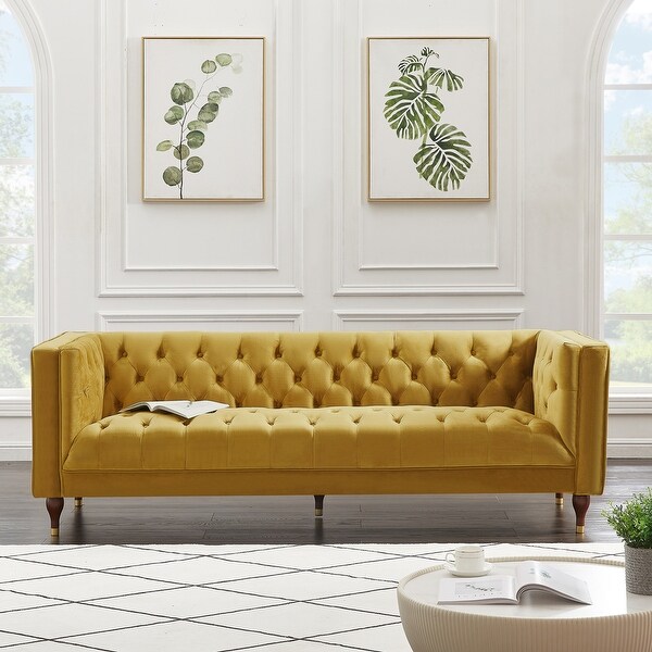 Dark mustard 2025 sofa