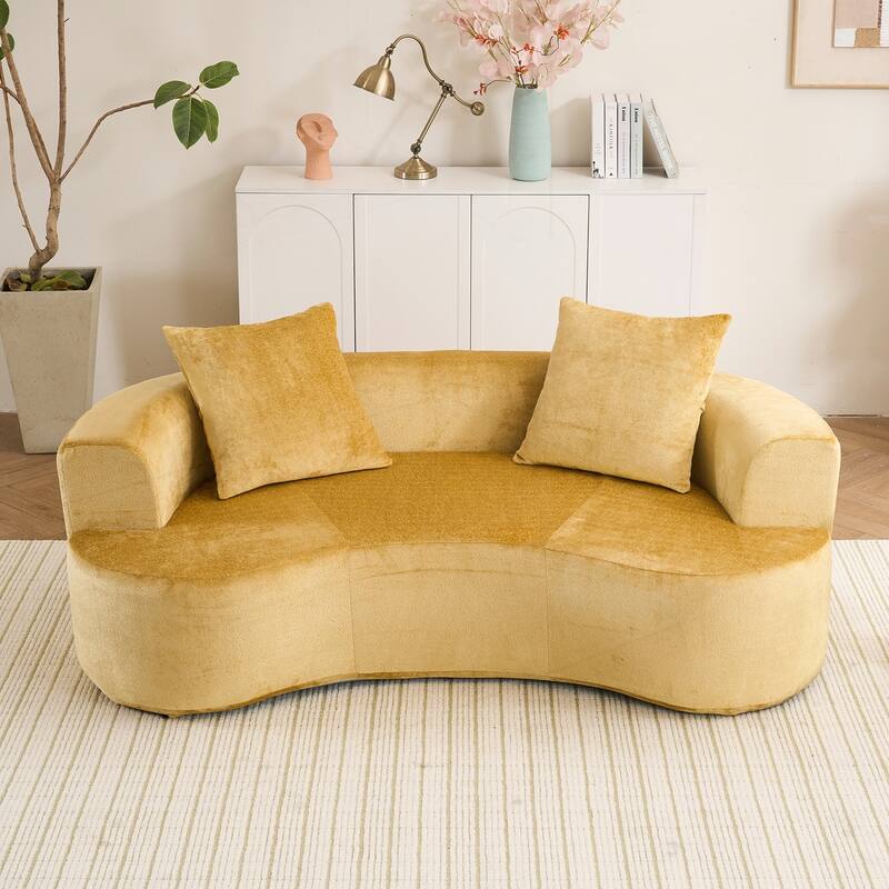 Modern Moon-Shaped Sofa with Advanced Features for Ultimate Comfort