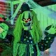 preview thumbnail 2 of 8, 6.1' Life Size Halloween Animatronic Circus Clown, Sound and Motion Activated with Light Up Eyes, Talking and Laughter
