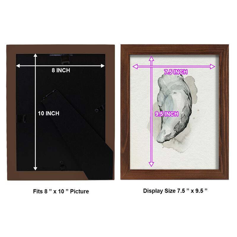 Oysters on the Bay II -Framed Print w/glass-Cherry Red