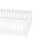 preview thumbnail 5 of 10, Twin Montessori Floor Bed with Guardrails & Arched Door