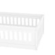 preview thumbnail 16 of 94, White Bed Frame Montessori Bed Twin Size Toddler Floor Bed with Guardrails and Door for Children Boys Girls Kids Playroom