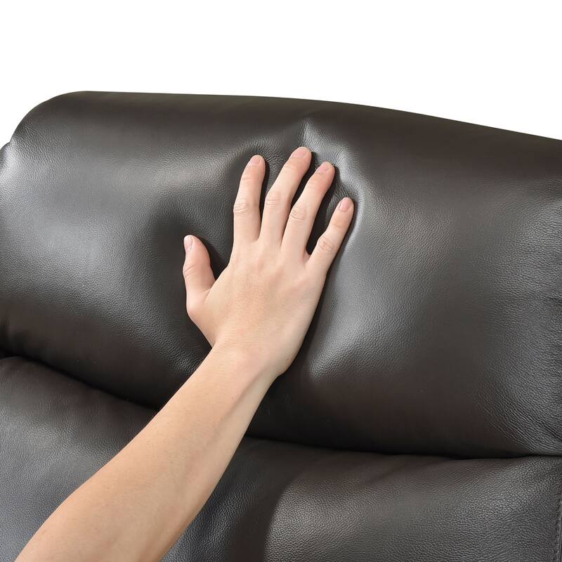 Fremont & Park Beau 33" Leather Power Reclining Chair - Power Control, Charging Ports