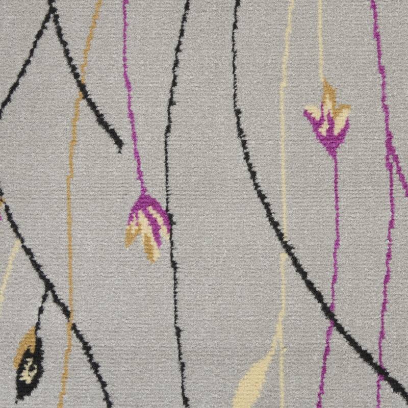 Luxit Power Loomed Floral Traditional Durable Area Rug By HomeRoots