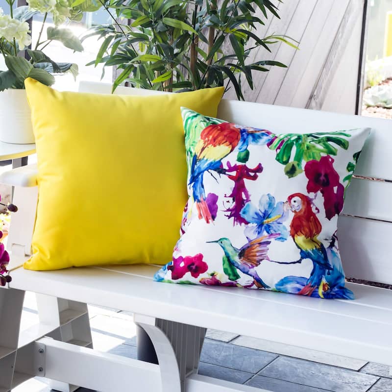 Tropical Parrot - Outdoor & Indoor Pillow