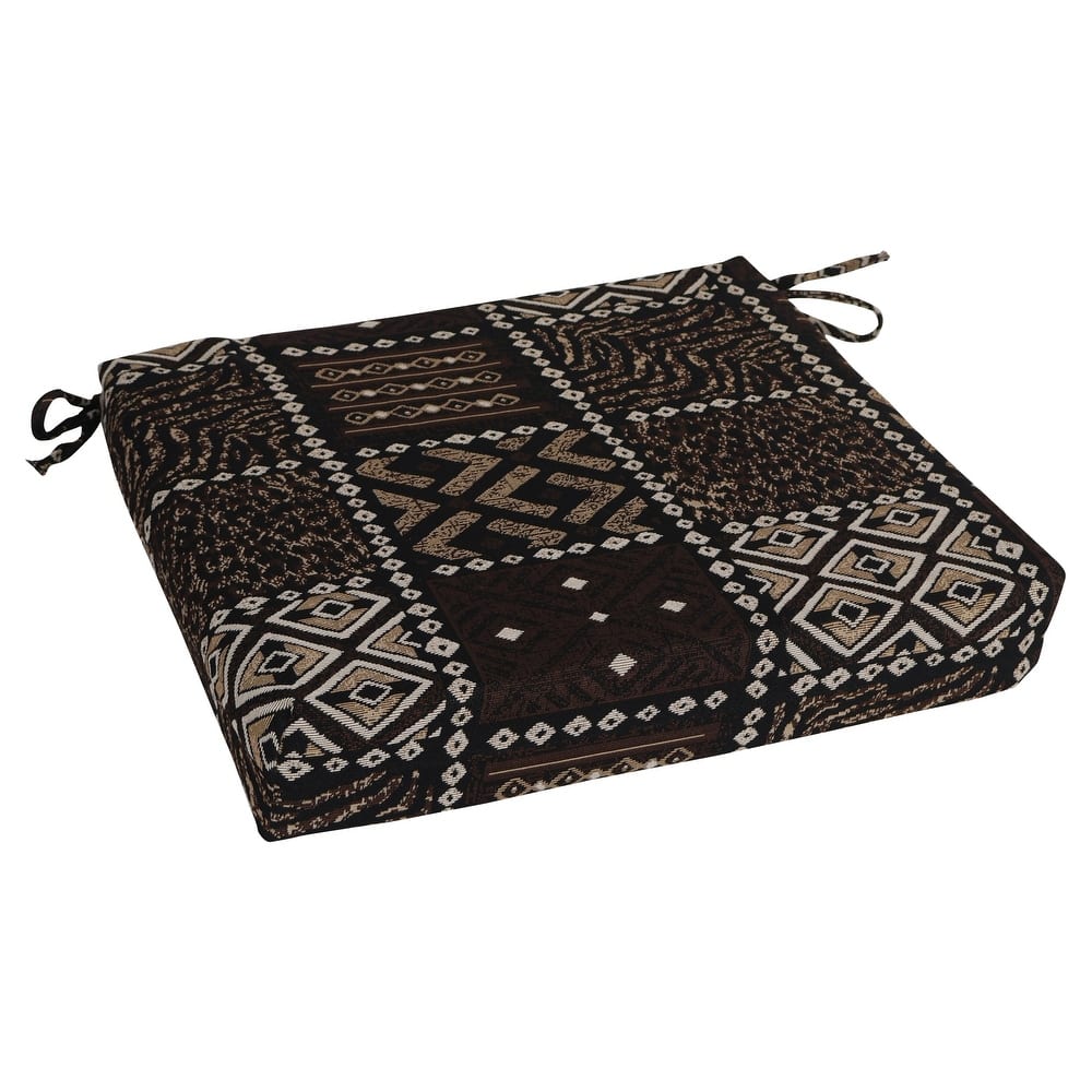 20-inch by 19-inch Tapestry Chair Cushion (Multiple Patterns, Set of 1,2, or 4) - 20 x 19