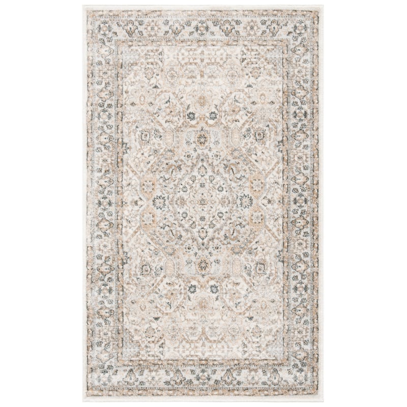 SAFAVIEH Isabella Minola Traditional Oriental Rug - 2'2" x  5' - Cream/Beige - Rectangle
