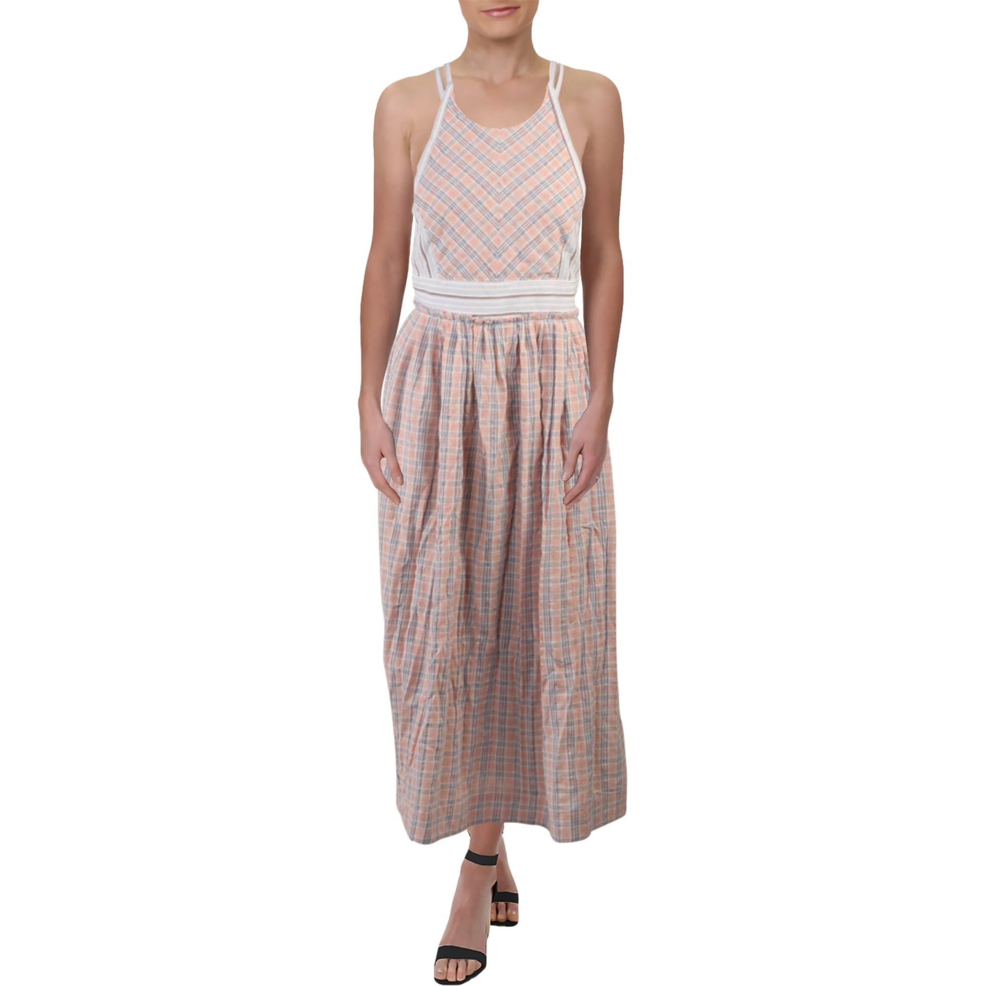 free people color theory midi dress