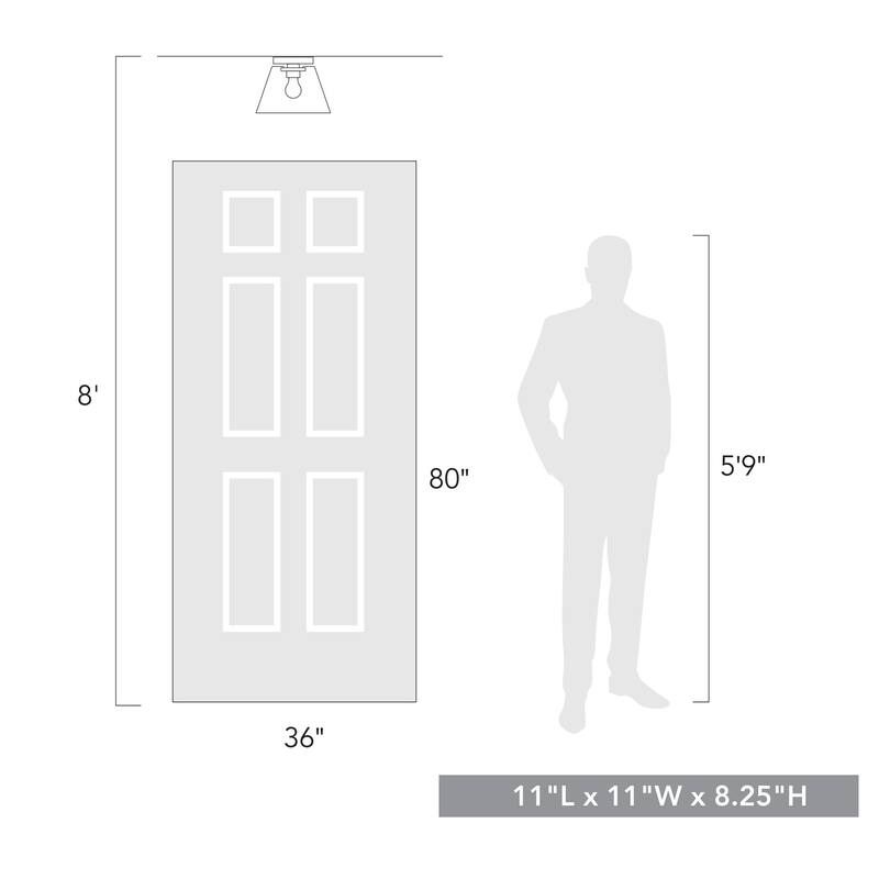 Penn 1-Light Flush Mount