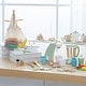 preview thumbnail 8 of 6, Teamson Kids - Little Chef Frankfurt Wooden Cookware play kitchen accessories - Green
