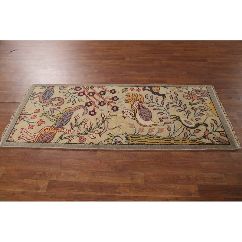 Ziegler Oriental Foyer Rug Hand-Knotted Traditional Wool Carpet - 2'6"x 6'0"