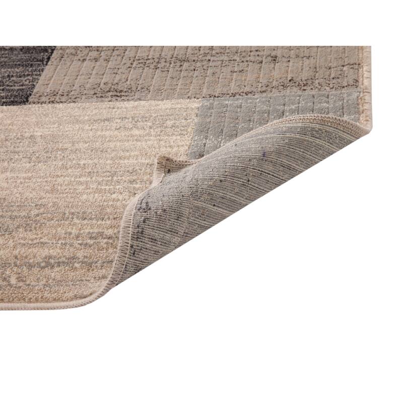 Stella Charcoal/Ivory/Grey Area Rug - 6' x 9'