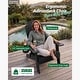 preview thumbnail 8 of 58, WINSOON All Weather HIPS Outdoor Folding Adirondack Chairs Set of 8