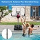 preview thumbnail 12 of 12, Costway 64''-79'' Height Adjustable Poolside Basketball Hoop Goal