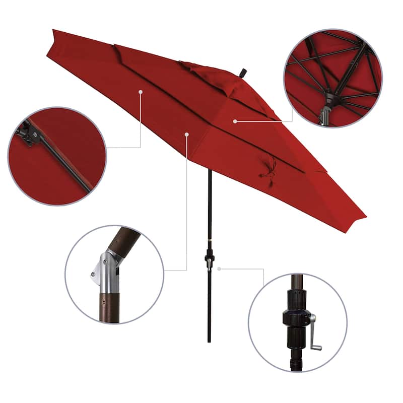 California Umbrella 11-Foot Market Umbrella in Bronze