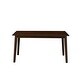 preview thumbnail 17 of 16, Linon Dolan Solid Rubberwood 60-inch Dining Table