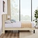 preview thumbnail 13 of 16, Javlergo Set of 2 Twin Size Upholstered Bed Frame With Tufted Headboard, No Box Spring Needed