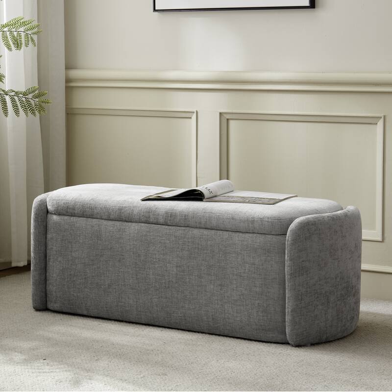 Bedroom Bench Storage Bench with Arms Ottoman entryway bench with storage End of Bed Bench, Entryway Bench