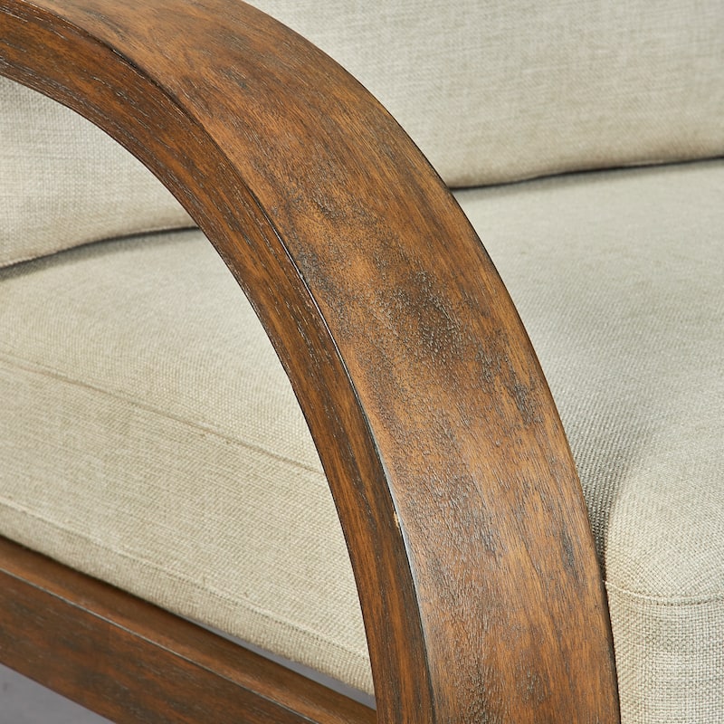 Uttermost Bedrich Wooden Accent Chair - 30"W x 34"H x 30.75"D