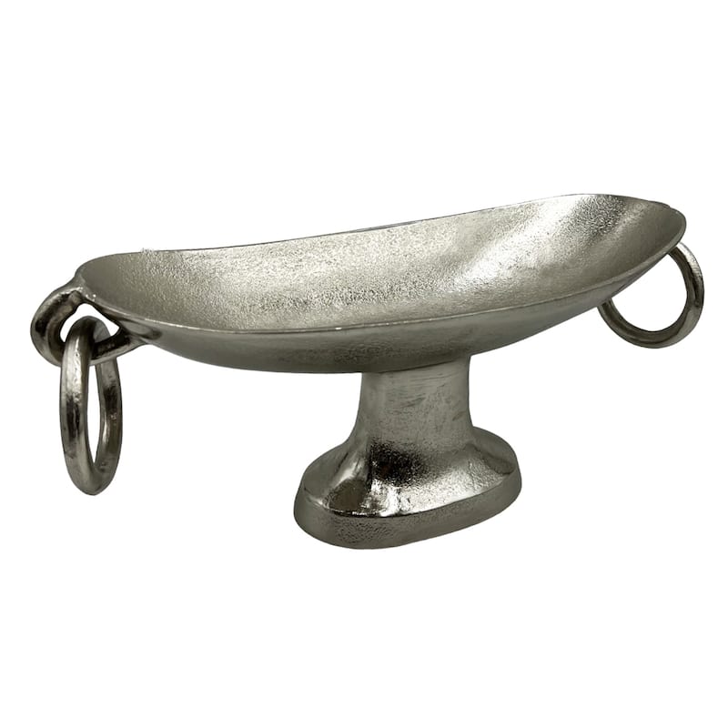 Decorative Handmade Aluminum Modern Pedestal Bowl
