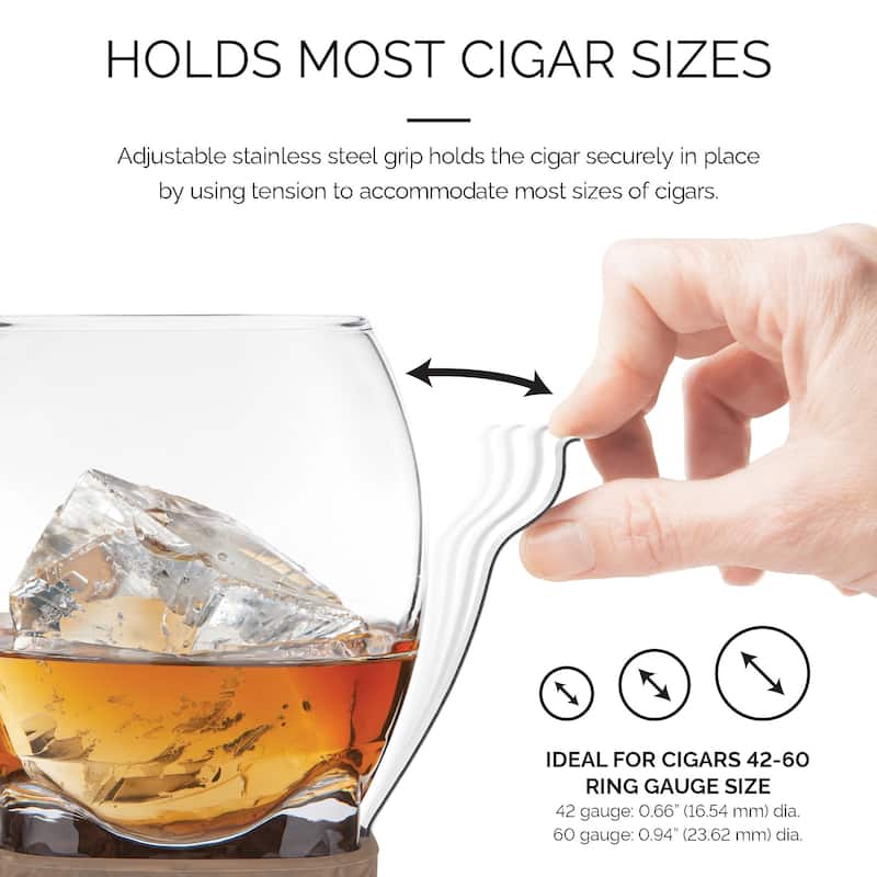 Final Touch Whiskey Cigar Glass - 14.5 oz