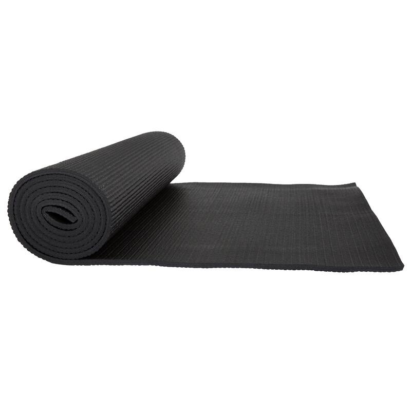 Yoga Mat - Double Sided 1/4-Inch Workout Mat - 71x24-Inch Exercise Mat for Home Fitness with Carrying Strap by Wakeman