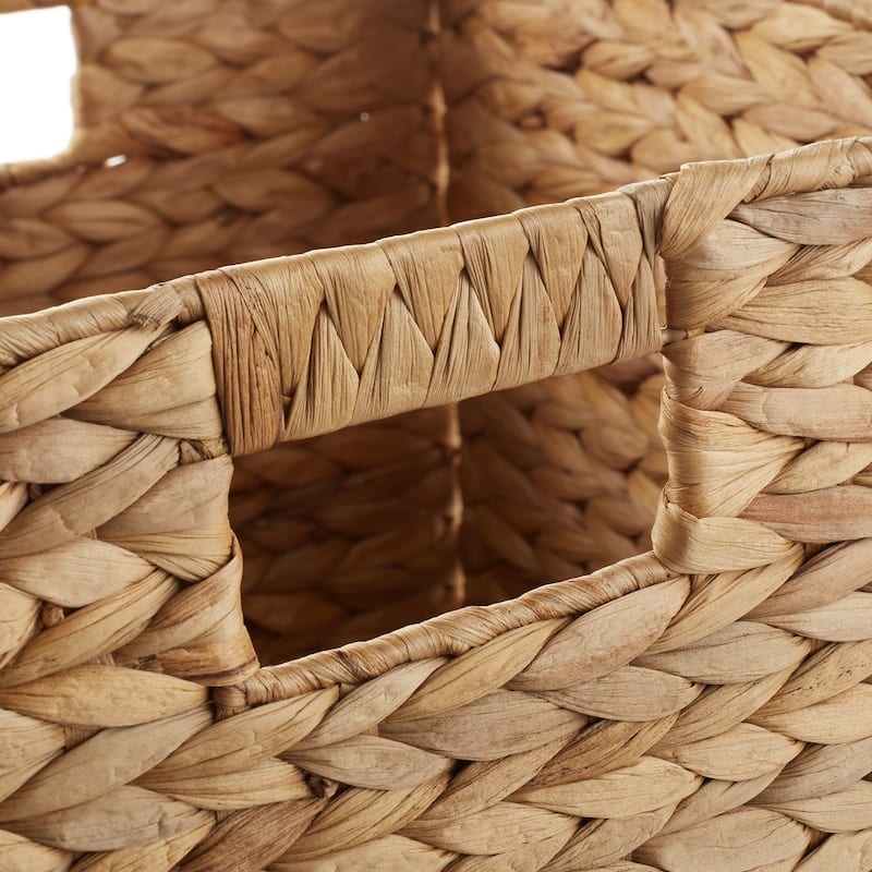 12 x 12in Water Hyacinth Storage Baskets