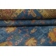 preview thumbnail 13 of 15, Distressed Over-dyed Floral Tabriz Persian Wool Area Rug Hand-knotted - 9'8" x 12'6"