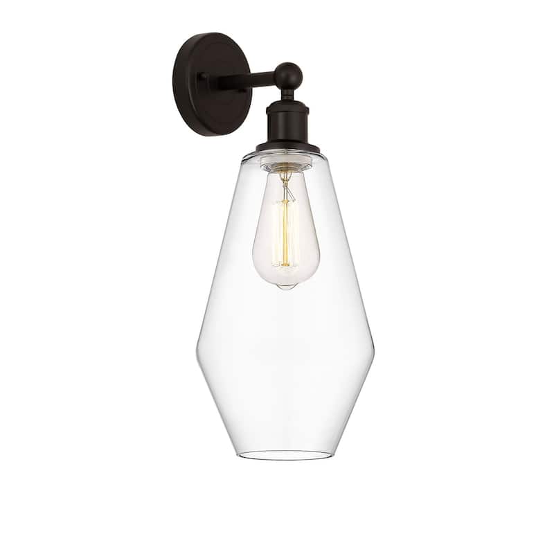 Innovations Lighting 616-1W-17-7 Cindyrella Sconce Cindyrella 17" Tall - Oil Rubbed Bronze / Clear