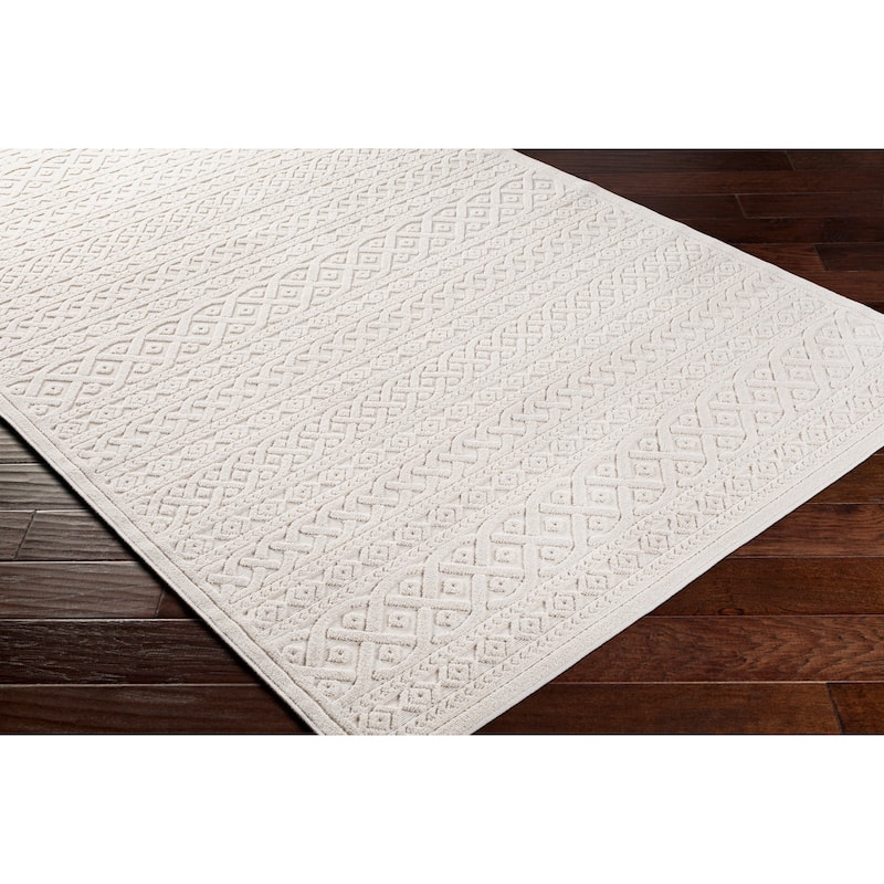 Gaines Indoor/ Outdoor Geometric Stripe Area Rug