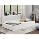 preview thumbnail 6 of 4, Furniture of America Wynter Modern White Wood Kid's Platform Bed with Trundle