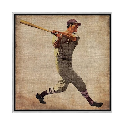 iCanvas "Vintage Sports VI" by John Butler Framed