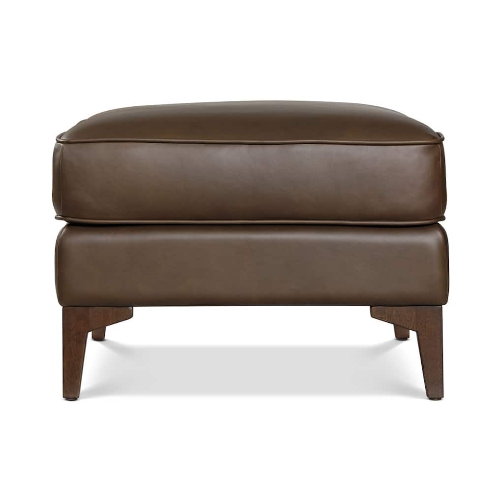 Poly & Bark Essex Genuine Italian Leather Rectangular Ottoman