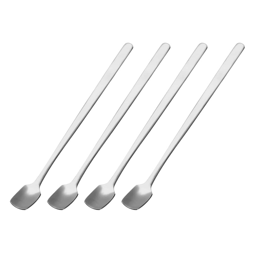 Stainless Steel Stirring Spoon, 4Pcs 6-Inch for Party Bar Restaurant