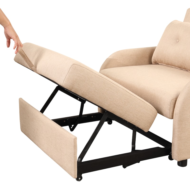 3 in 1 Pull Out Sleeper Sofa, Sofa Bed with Adjustable Backrest, Daybed with USB Charging Port and Wing Table