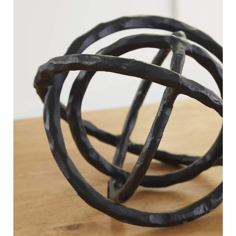 Signature Design by Ashley Barlee Black Sculpture (Set of 2) - 6.5" W x 8.88" D x 6.75" H