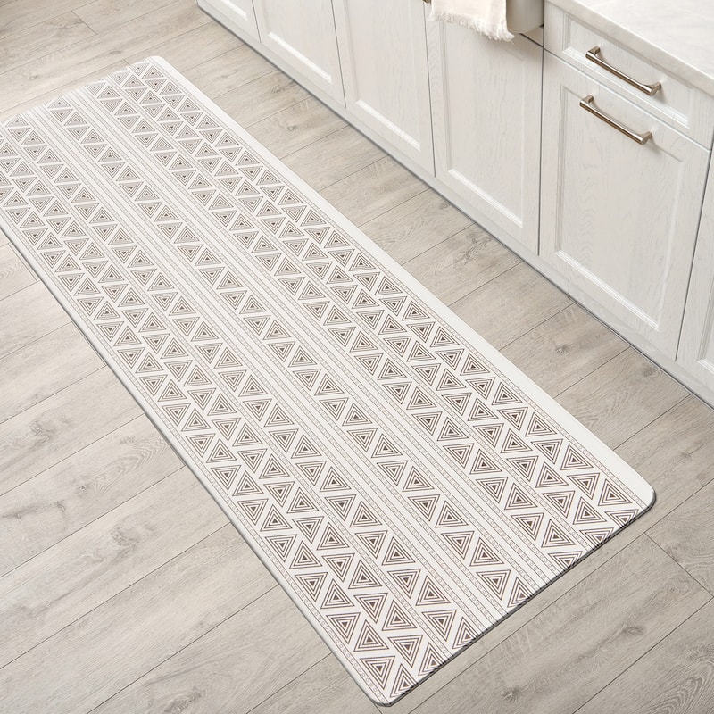 World Rug Gallery Boho Geometric Anti-Fatigue Standing Mat