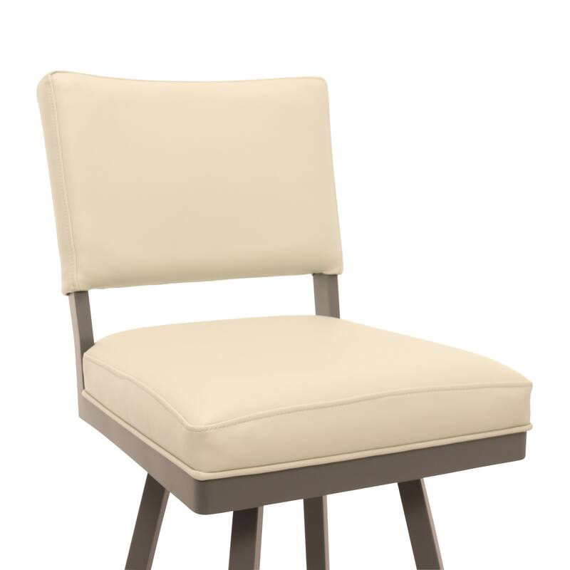 Tempo Furniture Emerson Swivel 26" Counterstool w/ Fully Welded Metal Frame (Commercial Grade) by Furnish Theory (Var. Colors)