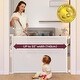 preview thumbnail 2 of 5, Momcozy Retractable Baby Gate,Mesh Baby Safety Gate 33" X 55" - 33''x55''